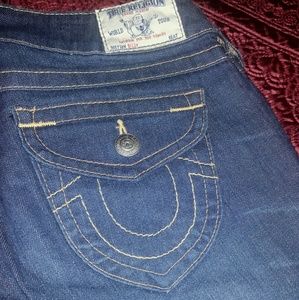 Women's True Religion Jeans "Billy" style.